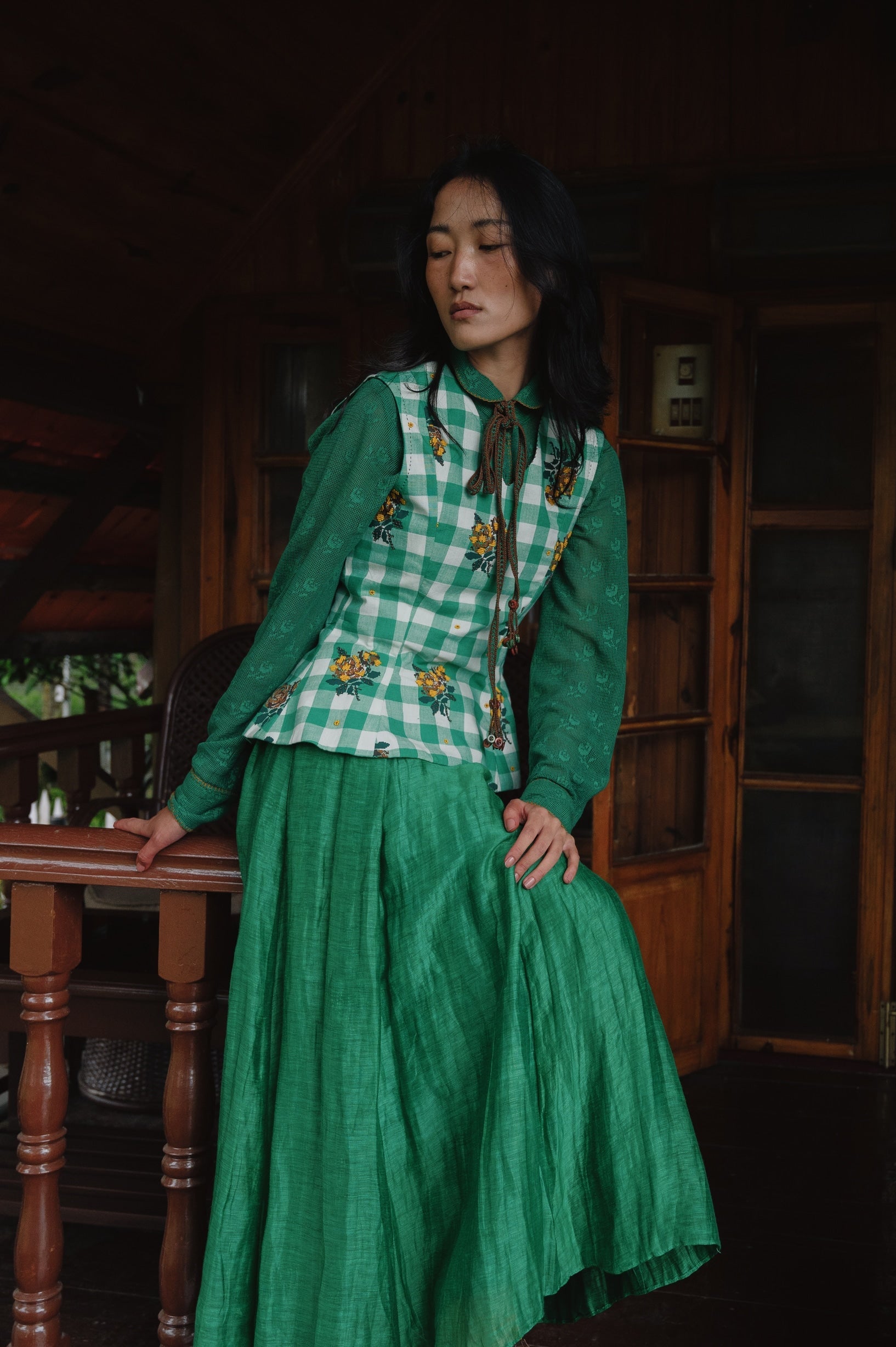 Jenny Set - Green - CiceroniDressesGaach