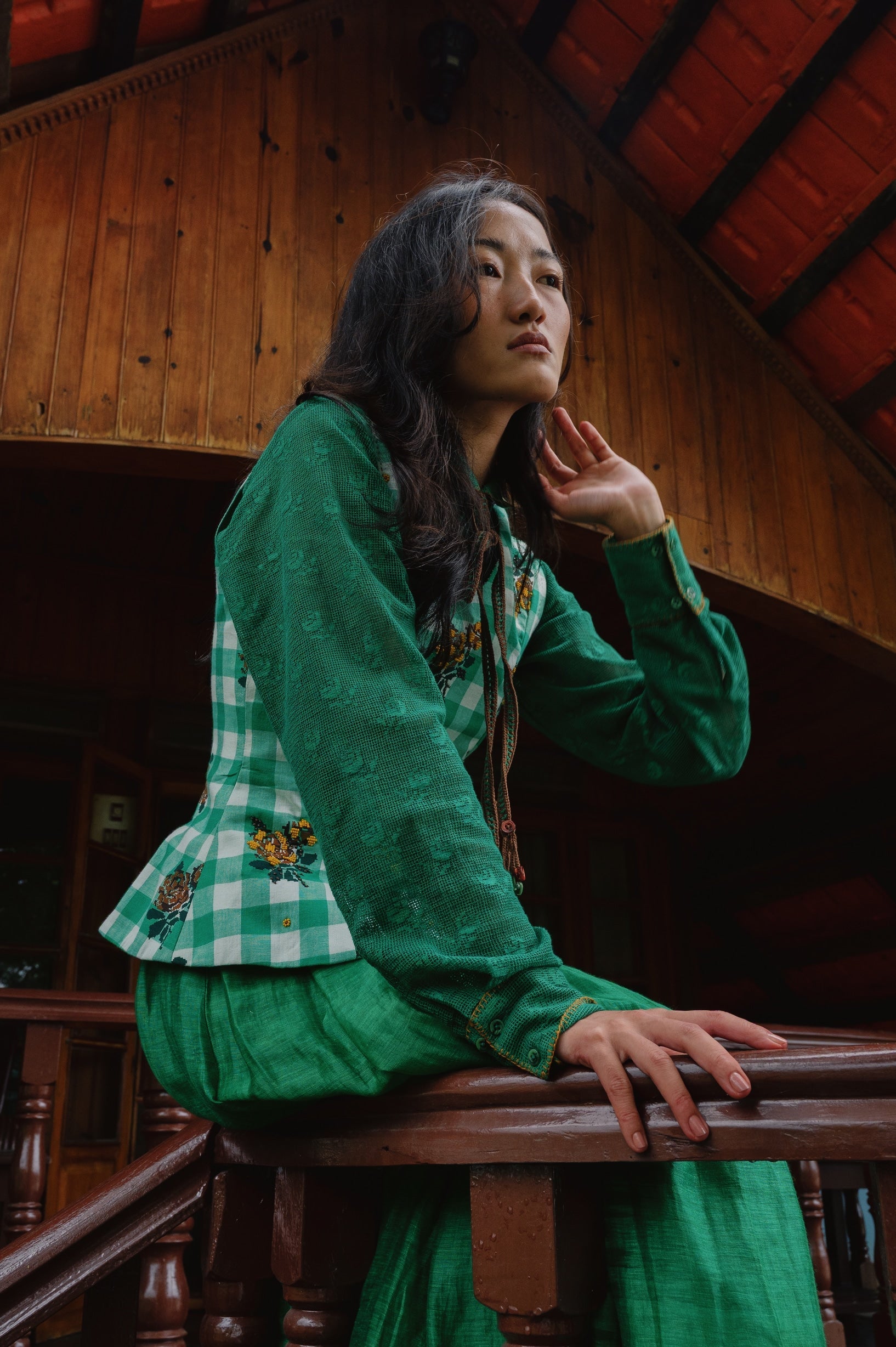 Jenny Set - Green - CiceroniDressesGaach