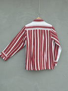 Johargram Handwoven Biru Striped Blazer - CiceroniBlazersJohargram