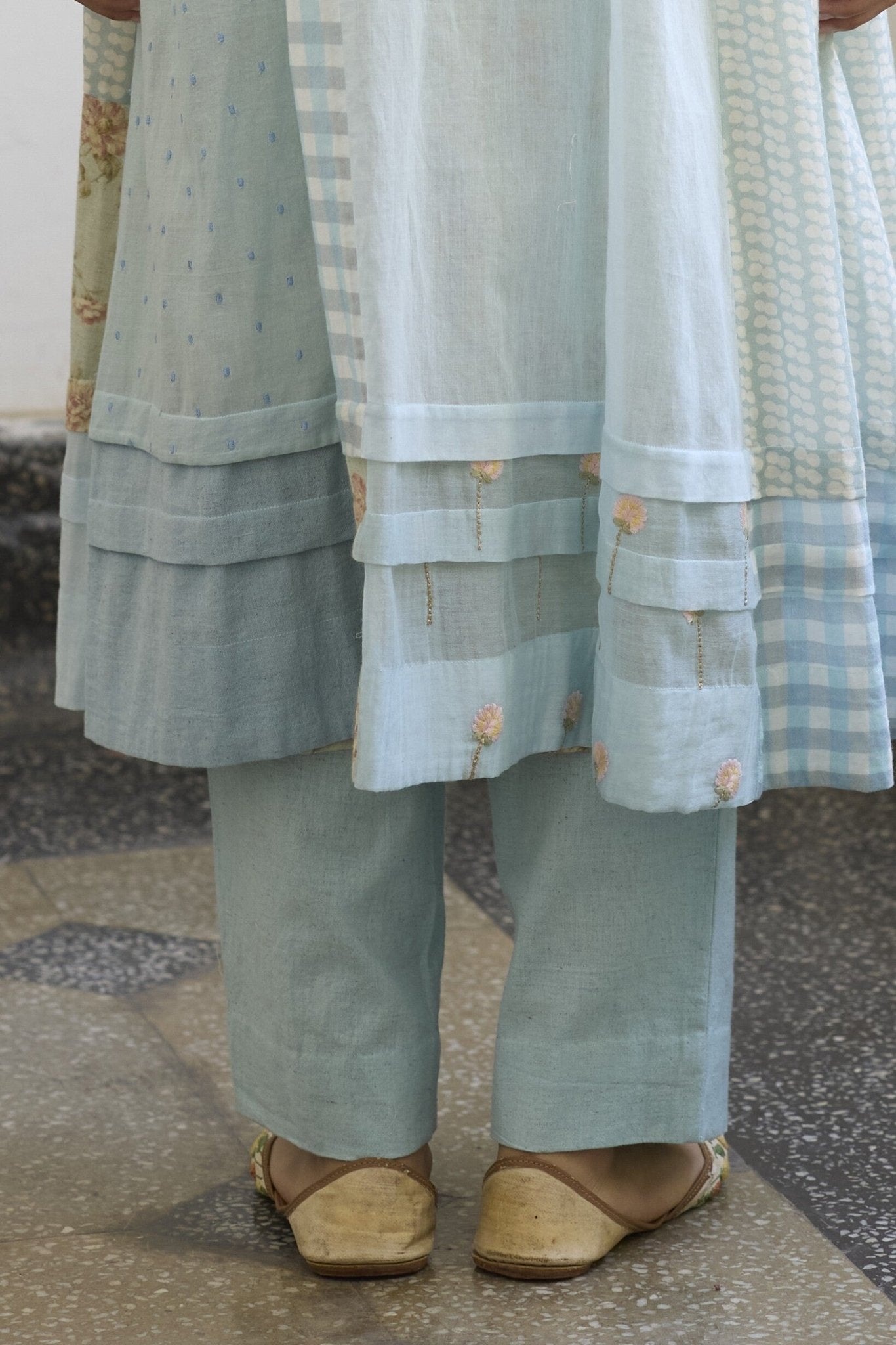 Johin Tunic - Blue - CiceroniKurta, Everyday WearKhyati Rughani