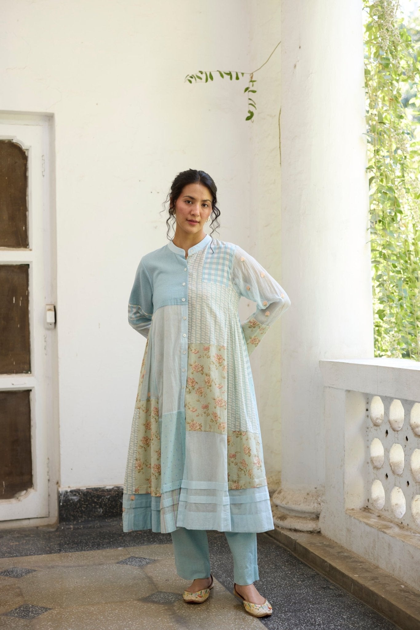 Johin Tunic - Blue - CiceroniKurta, Everyday WearKhyati Rughani