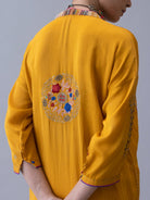 Joma Yellow Kaftan - CiceroniKaftanShades of India