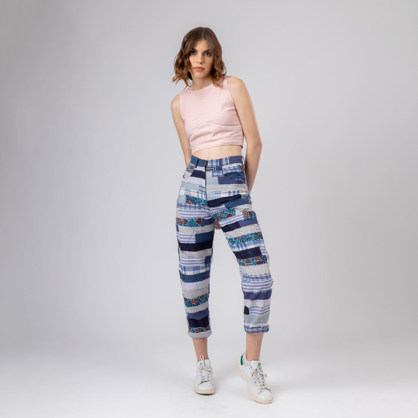 June Patch Work Pants - CiceroniPantsDoodlage