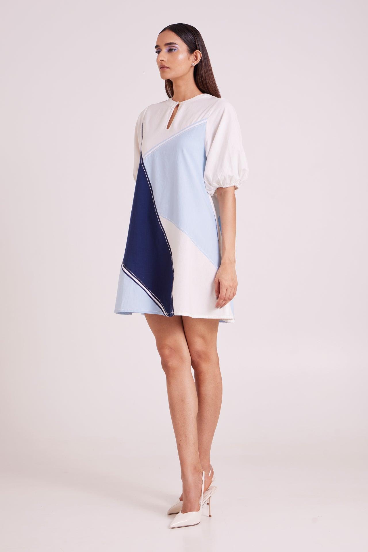 Juno - Segmented Tide Short Dress - CiceroniDressMadder Much