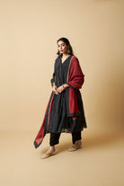 Kaali Phuljhadi Embroidered Dupatta - CiceroniDupattaPants and Pajamas