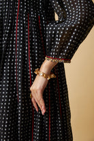 Kaali Phuljhadi Embroidered Kurta Set- Set of 3 - CiceroniKurta Set, Festive WearPants and Pajamas