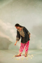 Kaali Rangili Embroidered Kurta Set- Set of 2 - CiceroniKurta Set, Festive WearPants and Pajamas