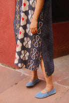 Kaftan Dress in AC Navy Crepe - CiceroniDressesNikyta's Workroom