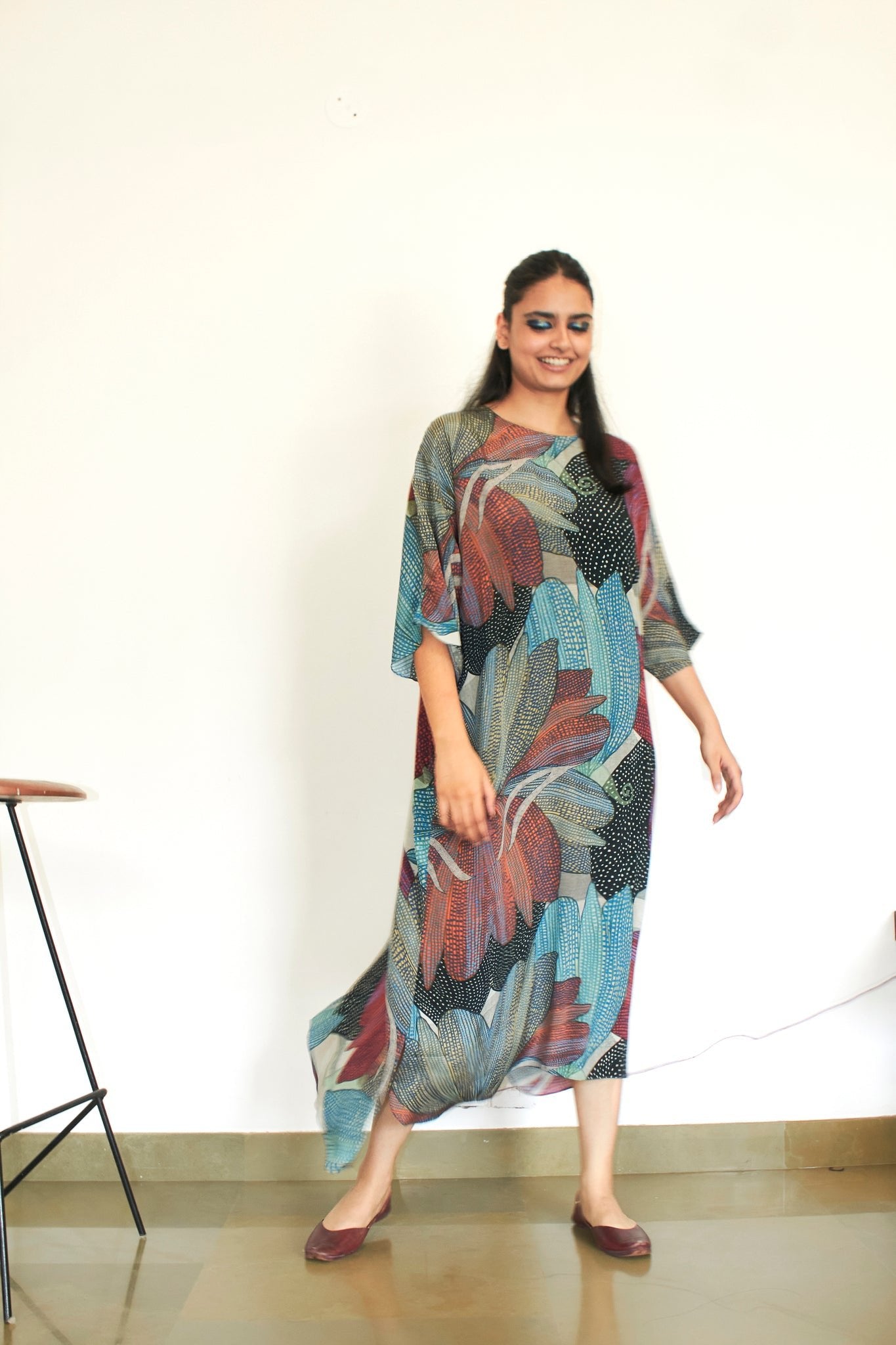 Kaftan Dress in Madhu Crepe - CiceroniDressesNikyta's Workroom