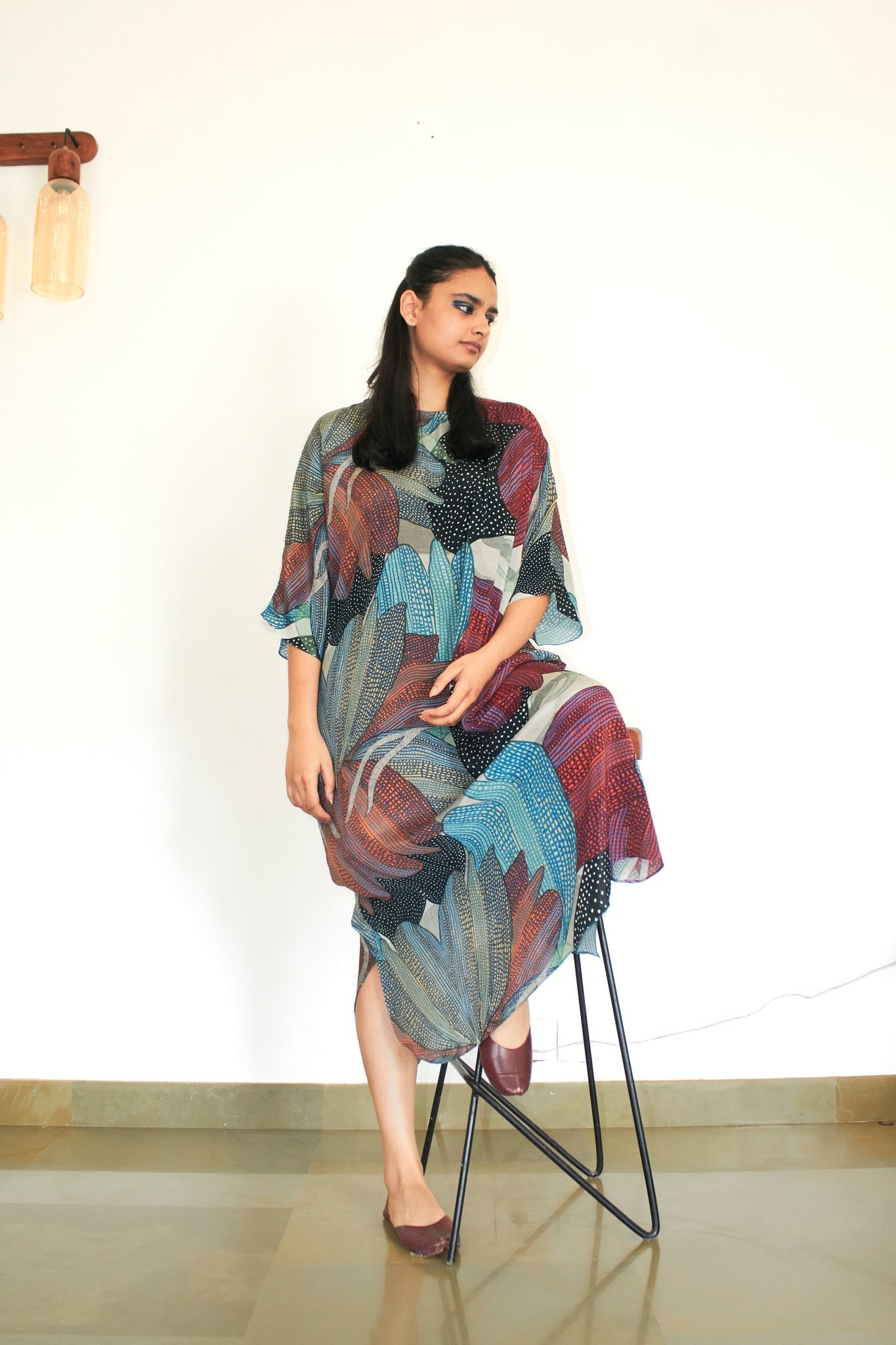 Kaftan Dress in Madhu Crepe - CiceroniDressesNikyta's Workroom