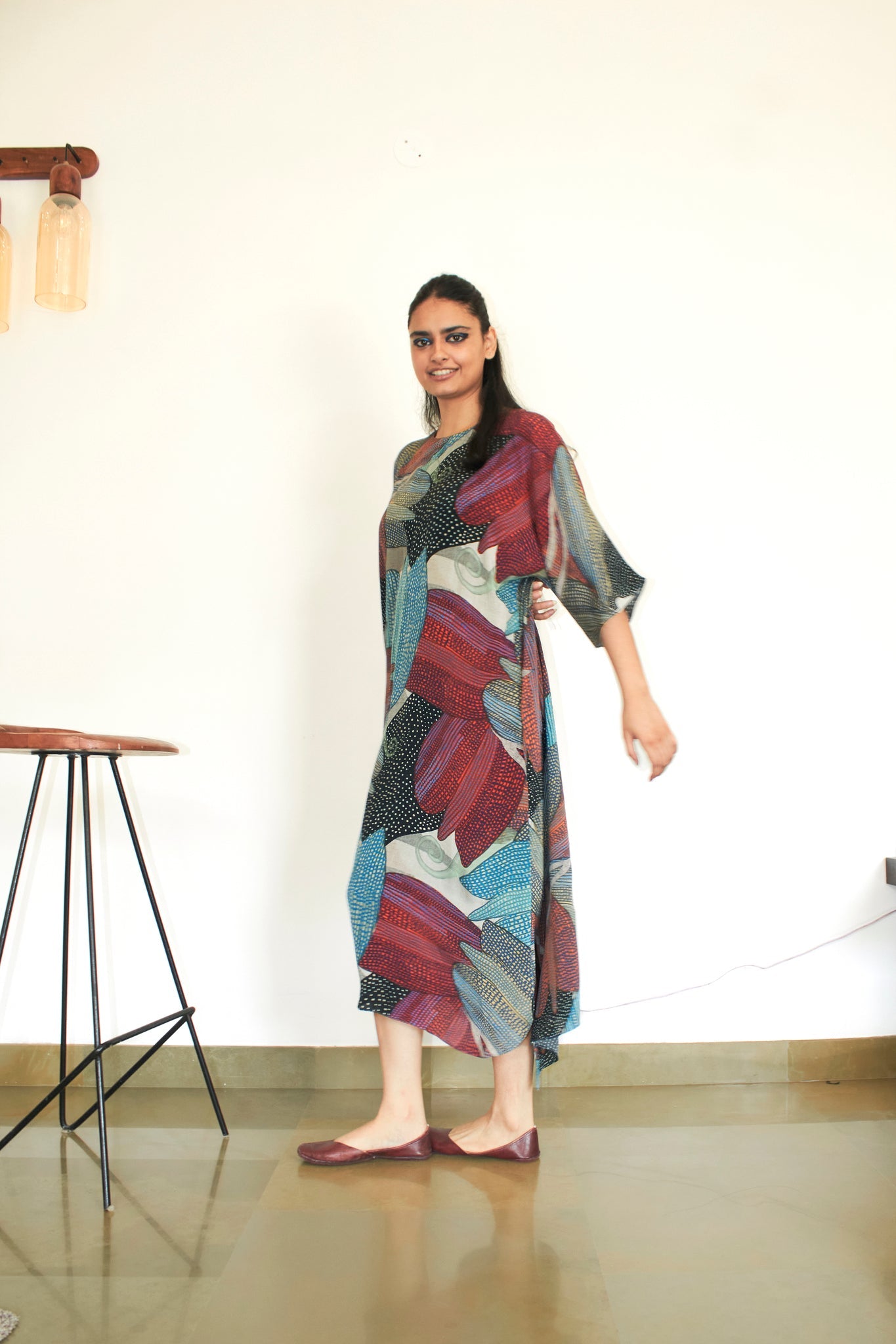 Kaftan Dress in Madhu Crepe - CiceroniDressesNikyta's Workroom