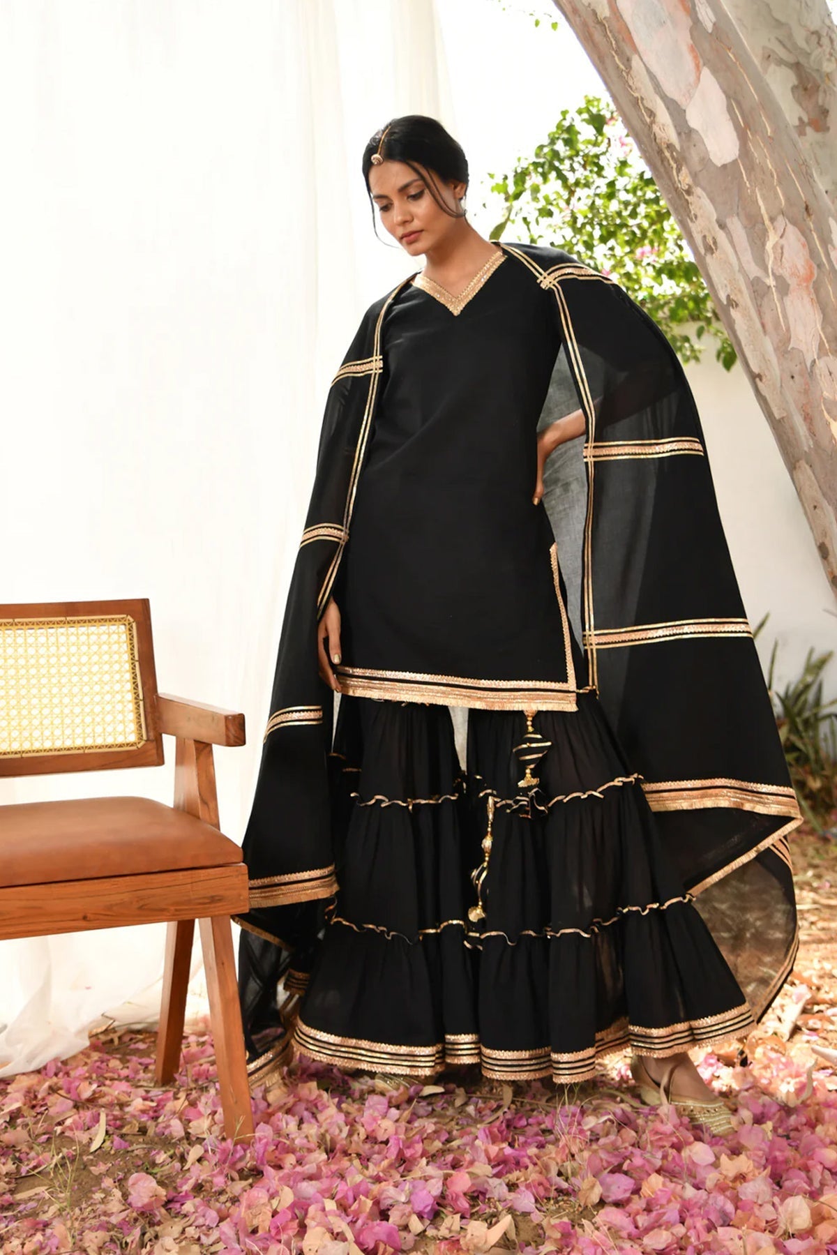 Kajri Sharara Set - CiceroniKurta Set, Festive WearOmaana