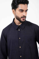 Kala Cotton Black Everywhere Shirt - CiceroniMen ShirtsInkriti