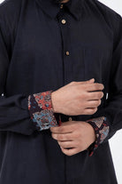 Kala Cotton Black Everywhere Shirt - CiceroniMen ShirtsInkriti