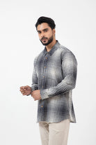 Kala Cotton B&W Checks Everywhere Shirt - CiceroniMen ShirtsInkriti