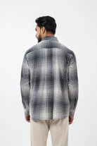 Kala Cotton B&W Checks Everywhere Shirt - CiceroniMen ShirtsInkriti