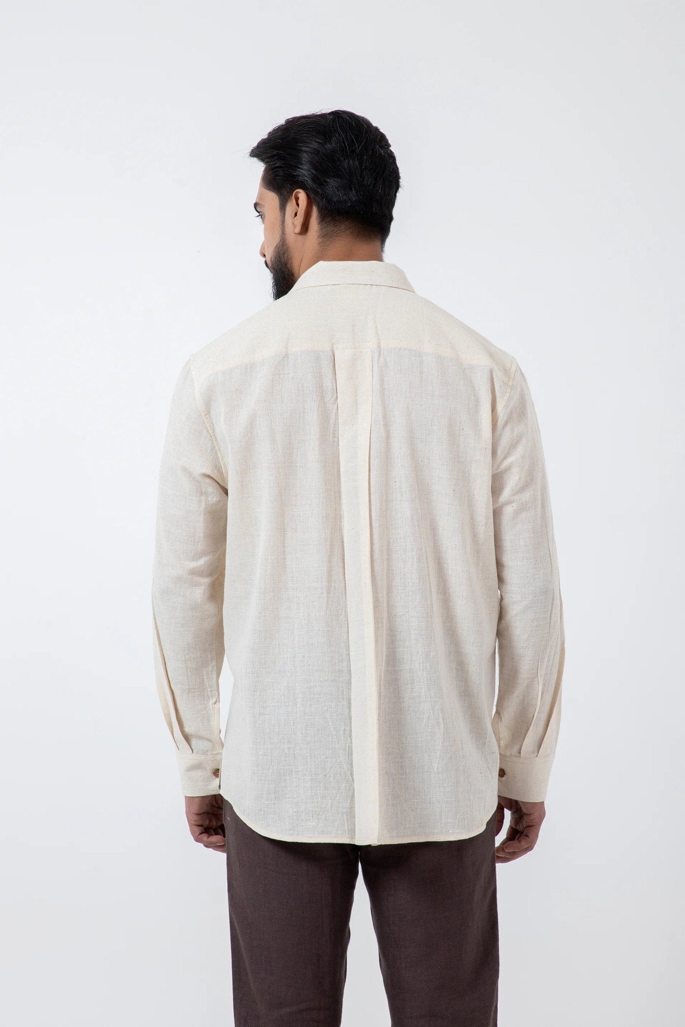 Kala Cotton Off - white Everywhere Shirt - CiceroniMen ShirtsInkriti