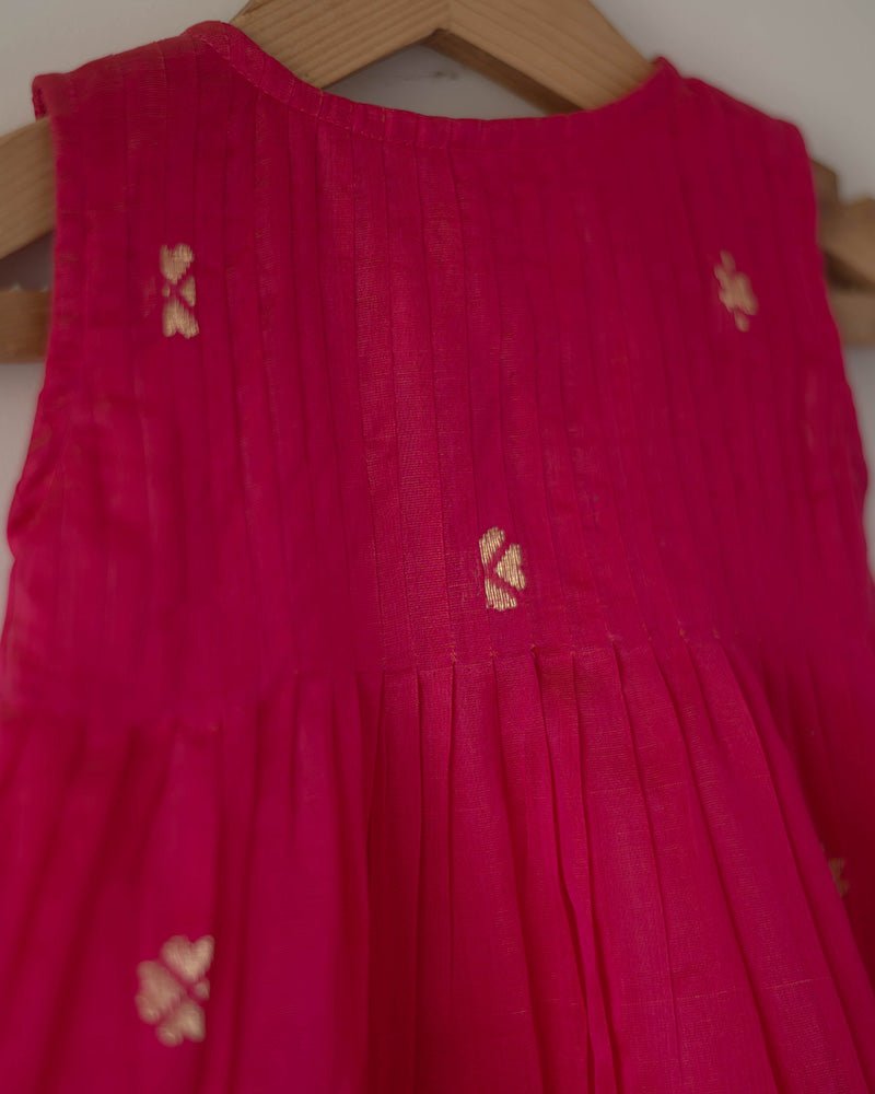 Kamal Pink Pintuck Baby Girl Dress - CiceroniDressesLove The World Today