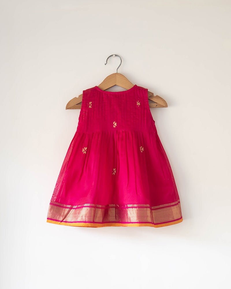 Kamal Pink Pintuck Baby Girl Dress - CiceroniDressesLove The World Today