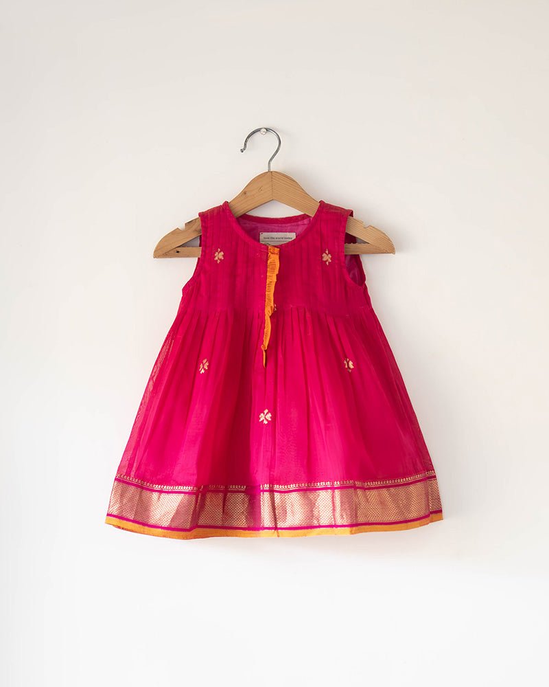 Kamal Pink Pintuck Baby Girl Dress - CiceroniDressesLove The World Today