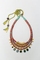 Kanak Leher Necklace - Coral - CiceroniNeckpieceBandish