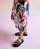 Kara Kaftan Dress in Arcade Print - CiceroniDressesHappi Space