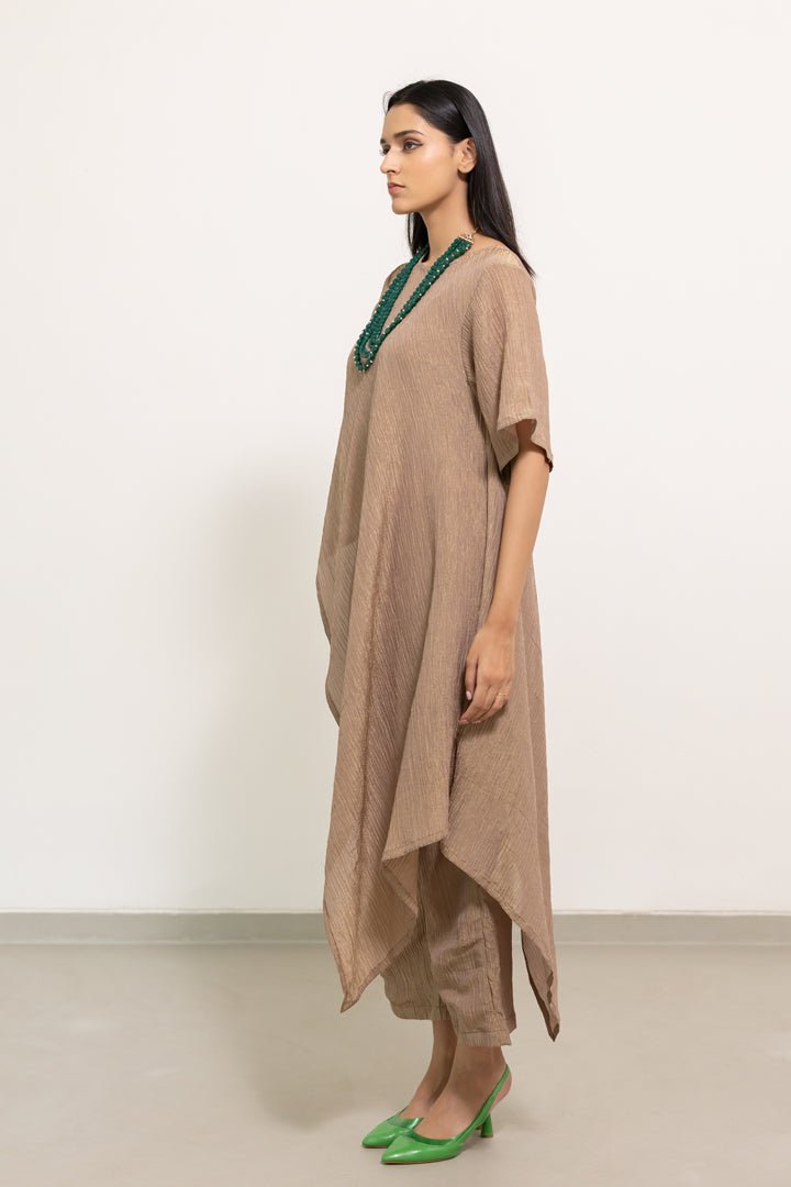 Kasturi Asymetric Co - ord Set - CiceroniKurta Set, Everyday WearSilai Studio
