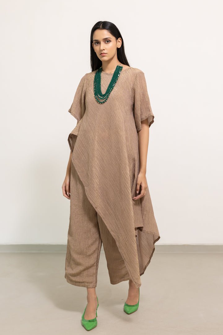 Kasturi Asymetric Co - ord Set - CiceroniKurta Set, Everyday WearSilai Studio