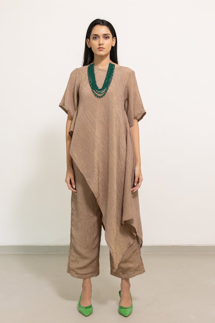 Kasturi Asymetric Co - ord Set - CiceroniKurta Set, Everyday WearSilai Studio