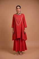 Kathan Tunic - CiceroniKurta, Festive WearRang by Rajvi