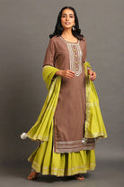 Kaynaat Kurta Ghaghri Set - CiceroniKurta Set, Festive WearOmaana