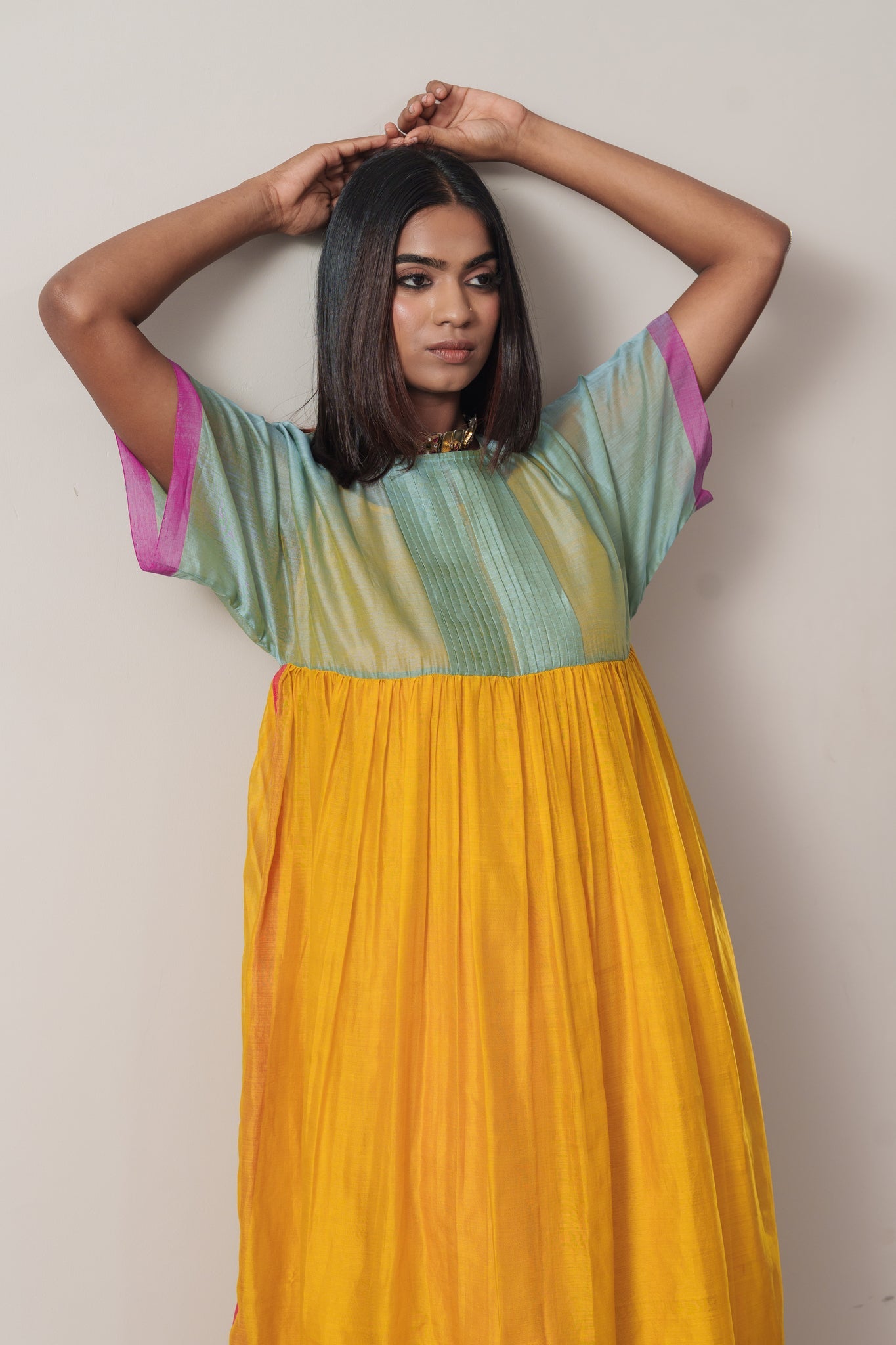 Kesar Gulabi Tunic - CiceroniTunicsRaga & Co.
