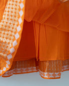 Kesar Orange Infant Tiered Festive Dress - CiceroniDressesLove The World Today