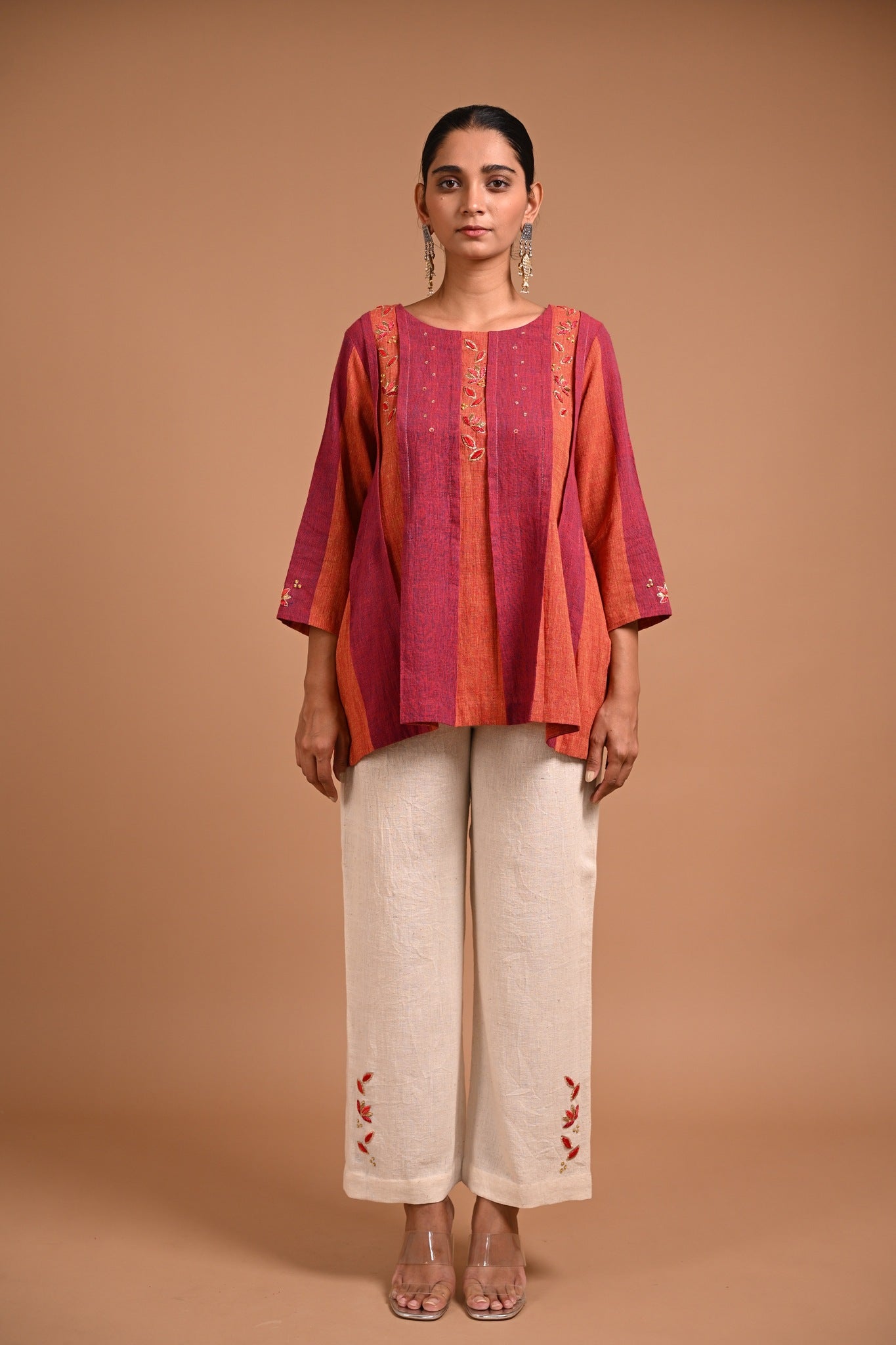 Kesar Tunic - CiceroniTunicsRang by Rajvi