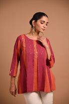 Kesar Tunic - CiceroniTunicsRang by Rajvi