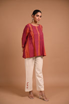 Kesar Tunic - CiceroniTunicsRang by Rajvi