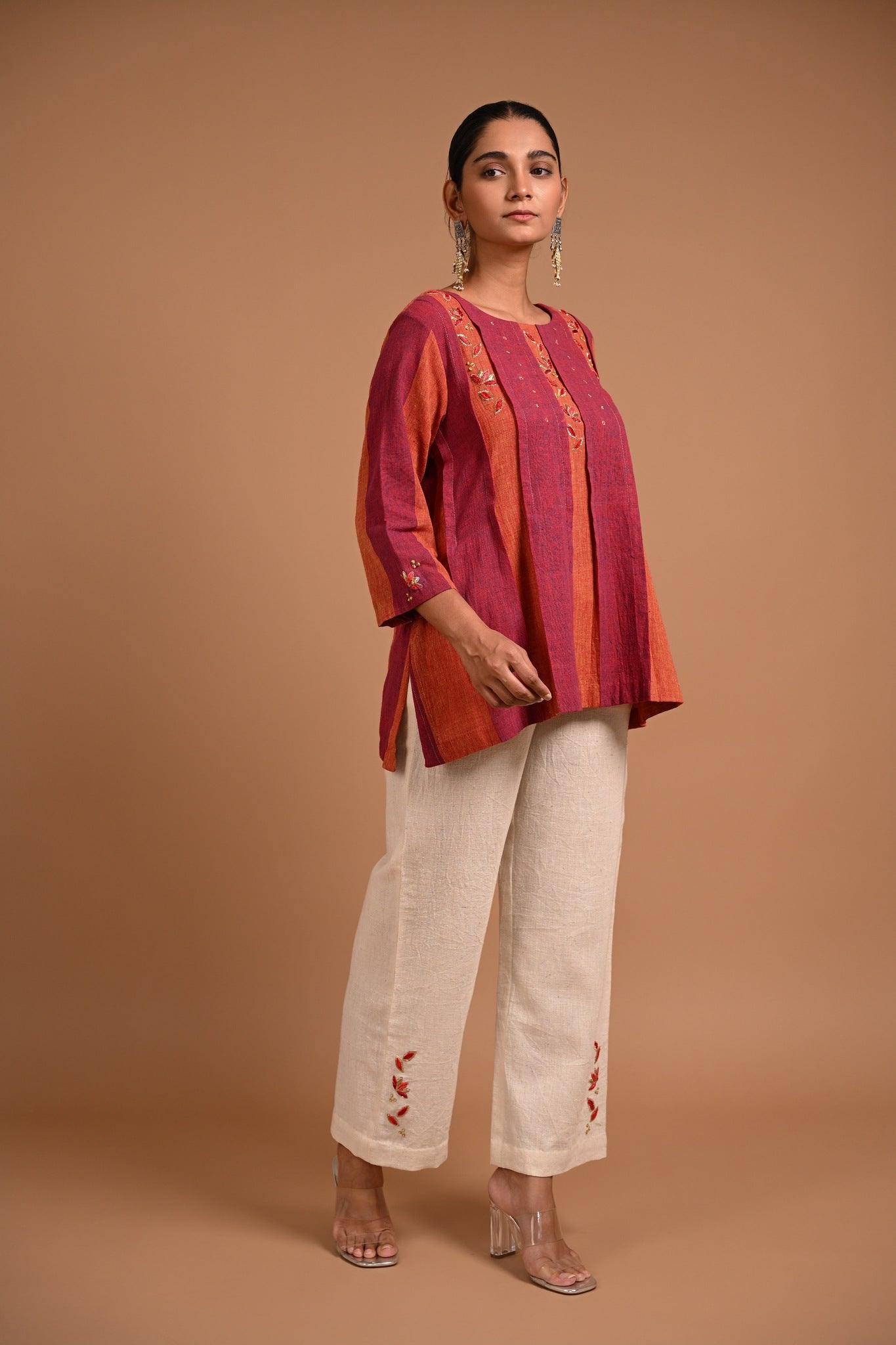 Kesar Tunic - CiceroniTunicsRang by Rajvi