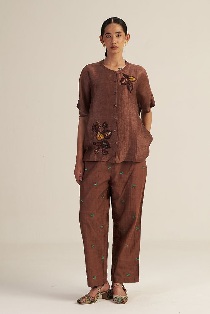 Keya Set - Brown - CiceroniCo-ord SetGaach