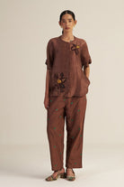 Keya Set - Brown - CiceroniCo-ord SetGaach