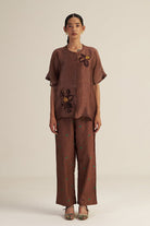 Keya Set - Brown - CiceroniCo-ord SetGaach
