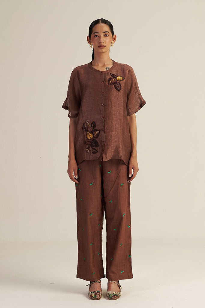 Keya Set - Brown - CiceroniCo-ord SetGaach