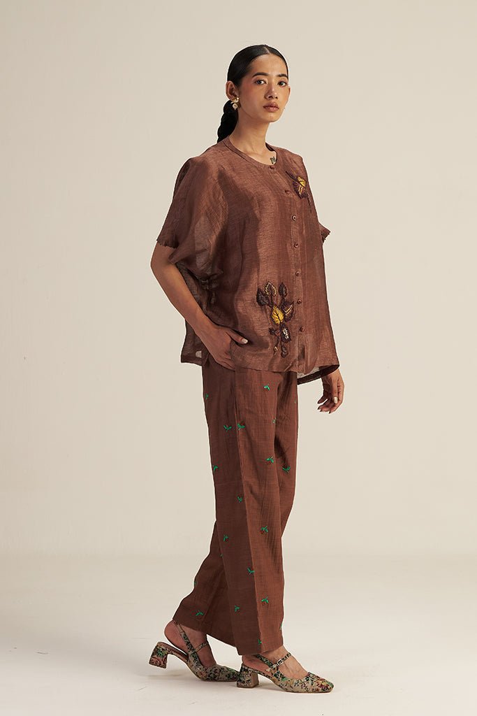 Keya Set - Brown - CiceroniCo-ord SetGaach