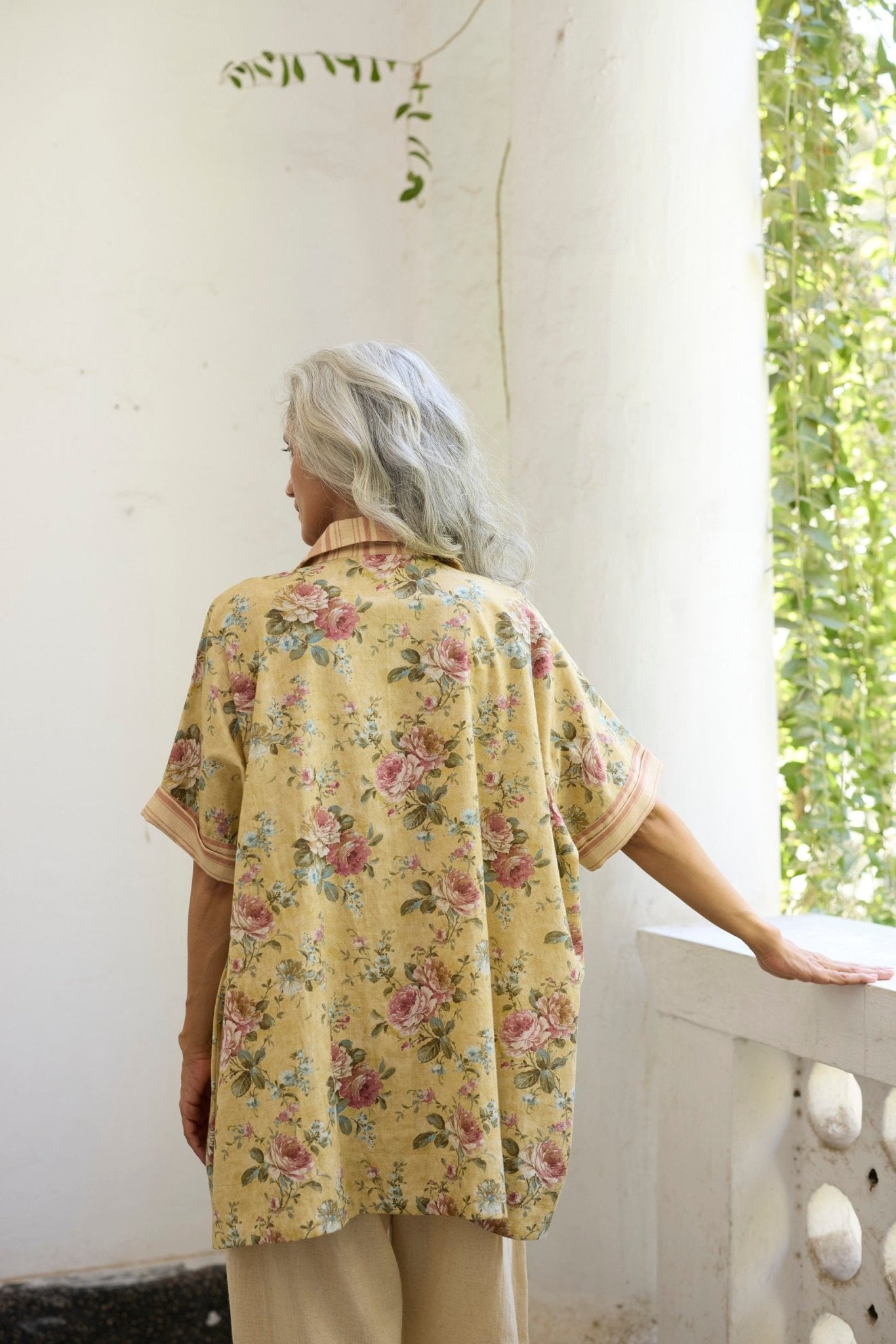 Kiiro Top - Yellow and Green - CiceroniTopsKhyati Rughani
