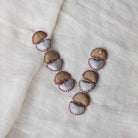 Kimaya Long Earrings - Beige - CiceroniEarringsPaulami