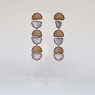 Kimaya Long Earrings - Beige - CiceroniEarringsPaulami
