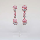 Kimaya Long Earrings - Pink - CiceroniEarringsPaulami