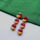 Kimaya Long Earrings - Red - CiceroniEarringsPaulami