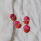 Kimaya Short earrings - Hot Pink - CiceroniEarringPaulami