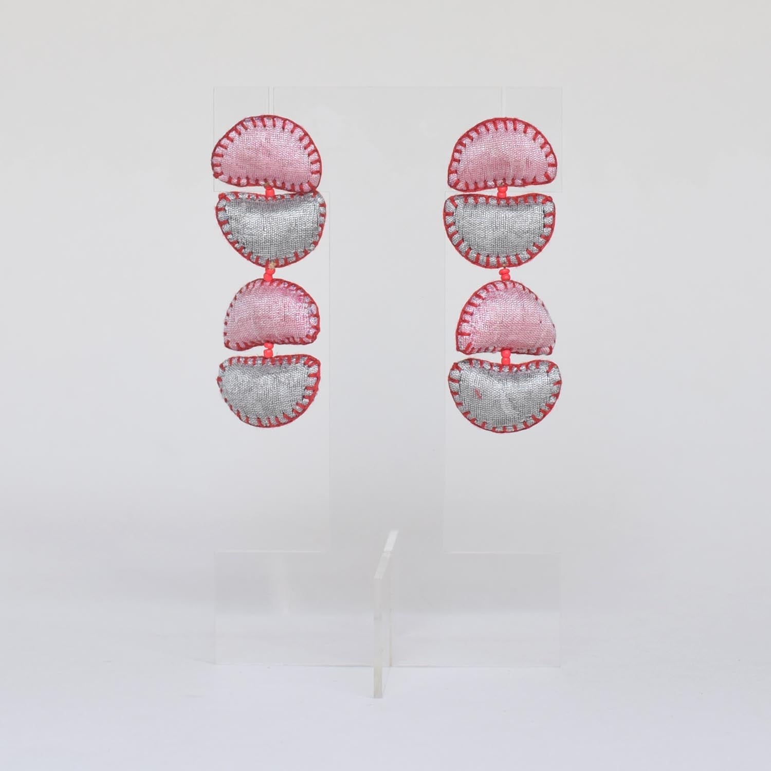 Kimaya Short earrings - Pink - CiceroniEarringPaulami