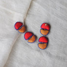 Kimaya Short earrings - Red - CiceroniEarringPaulami